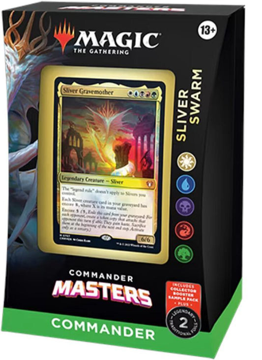 Magic The Gathering Commander Masters Sliver Swarm Commander Deck