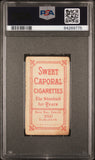 Red Ames 1909-11 T206 Sweet Caporal 350/30 Hands Over Head PSA 2 Good