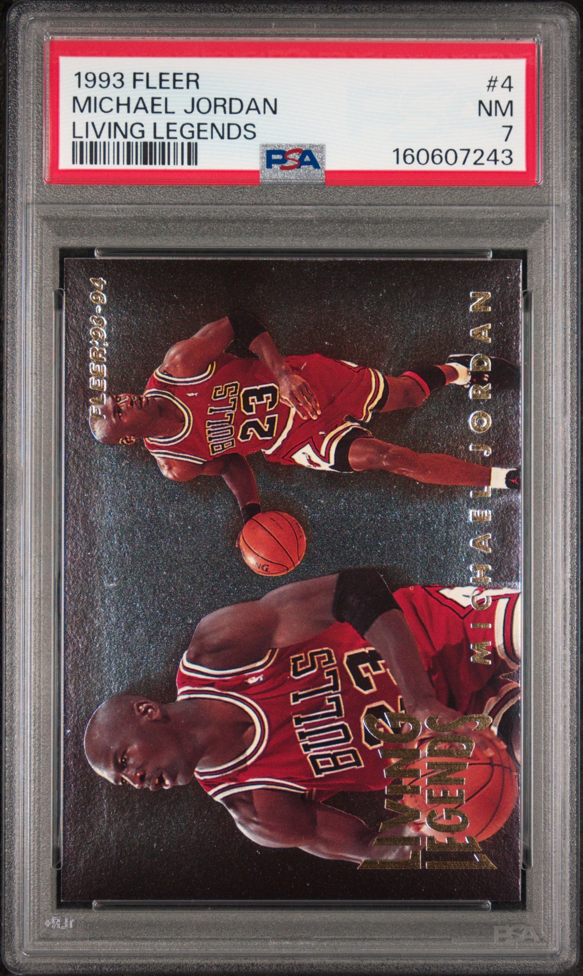 Michael Jordan 1993 Fleer Living Legends PSA 7 Near Mint 7243