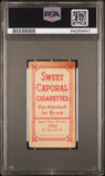 Rube Kroh 1909-11 T206 Sweet Caporal 350/30 PSA 2.5 Good+