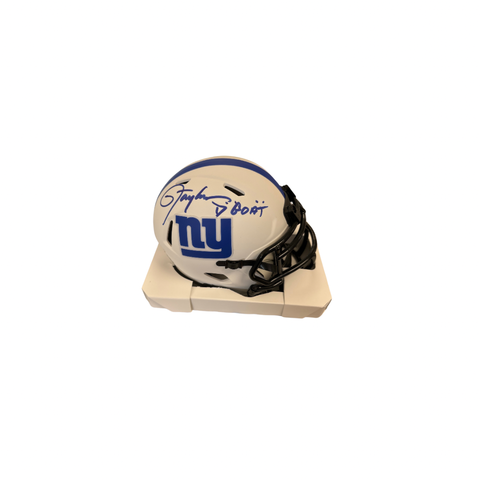 Lawrence Taylor Signed Lunar Mini Helmet Beckett Authentication