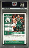 Jayson Tatum 2018 Panini Contenders #43 Cracked Ice #9/25 PSA 10 Gem Mint