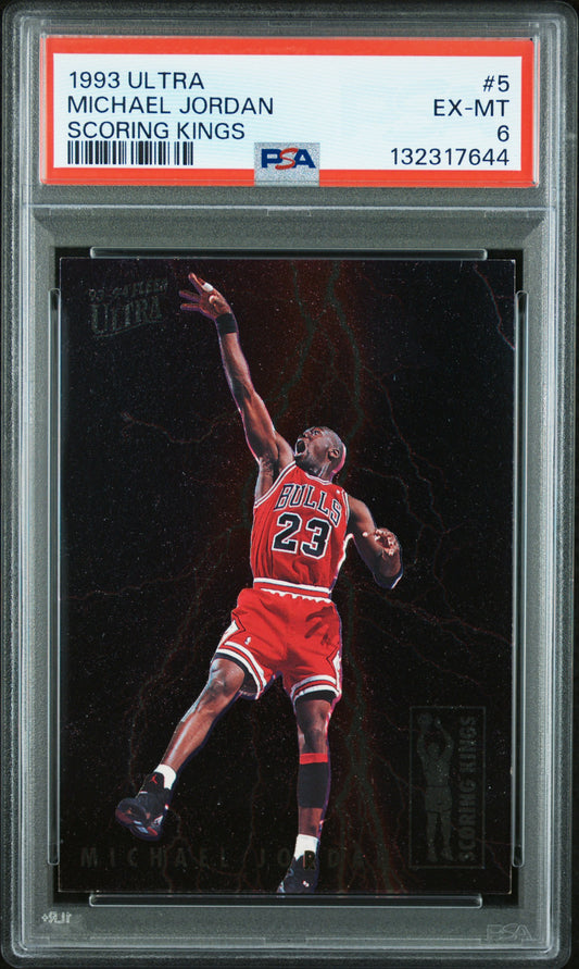 Michael Jordan 1993 Fleer Ultra Scoring Kings PSA 6 Ex-Mint 7644
