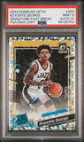 Keyonte George 2023 Donruss Optic Fast Break Auto PSA 9 Auto 10