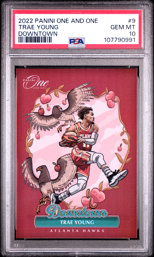 Trae Young 2022 Panini One and One Downtown PSA 10 Gem Mint