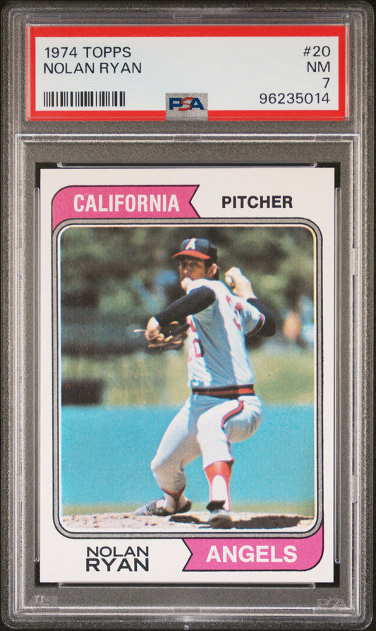 Nolan Ryan 1974 Topps #20 PSA 7 Near Mint 5014