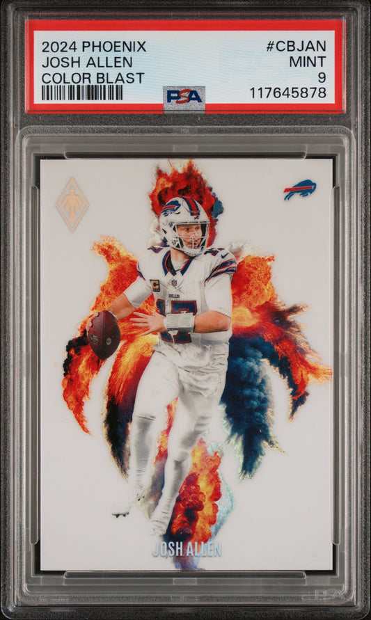 Josh Allen 2024 Panini Phoenix Color Blast PSA 10 Gem Mint