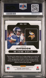 Justin Jefferson 2020 Panini Obsidian Electric Etch Red RC Auto #7/10 PSA 10 Gem Mint