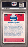 Akeem Olajuwon 1986 Fleer Stickers #9 PSA 8 Nm-Mint