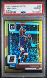 Chris Paul 2022 Donruss Optic #125 Gold #8/10 PSA 10 Gem Mint