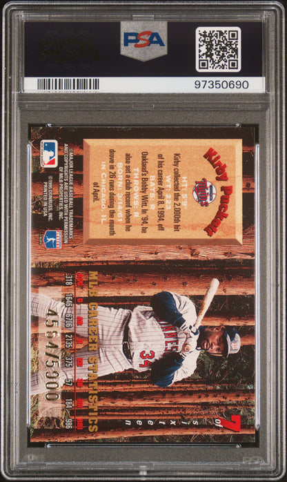 Kirby Puckett 1995 Leaf Limited Lumberjacks PSA 10 Gem Mint