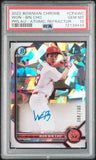 Won-Bin Cho 2022 Bowman Chrome Atomic Refractor Auto #68/100 PSA 10 Gem Mint