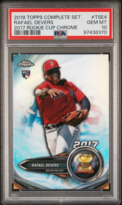 Rafael Devers 2018 Topps Complete Set #TSE4 PSA 10 Gem Mint