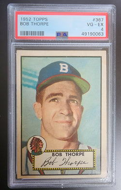 Bob Thorpe 1952 Topps #367 PSA 4