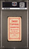 J.J. Clarke 1909-11 T206 Sweet Caporal 150/30 Cleveland PSA 1 Poor