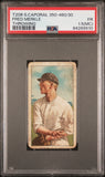 Fred Merkle 1909-11 T206 Sweet Caporal 350-460/30 Throwing PSA 1.5 Fair MC