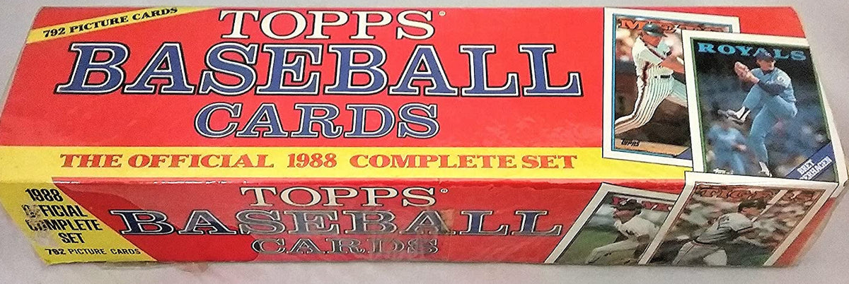 1988 Topps Baseball Factory Set (Colorful Box)