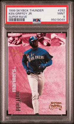 Ken Griffey Jr. 1999 Skybox Thunder Super Rave #8/25 PSA 9 Mint