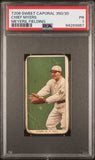 Chief Myers Meyers, 1909-11 T206 Sweet Caporal 350/30 Fielding PSA 1 Poor