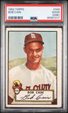 Bob Cain 1952 Topps #349 PSA 2 MK