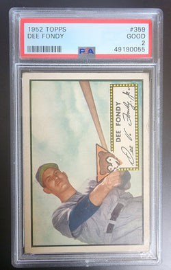 Dee Fondy 1952 Topps #359 PSA 2