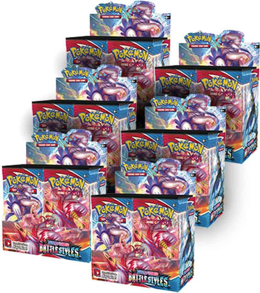 Pokemon Sword & Shield Battle Styles Booster 6 Box Case