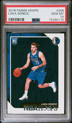 Luka Doncic 2018 Hoops #268 PSA 10 Gem Mint 0115