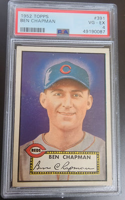 Ben Chapman 1952 Topps #391 PSA 4