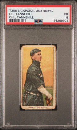 Lee Tannehill Tannehill 1909-11 T206 Sweet Caporal 350-460/42 Chi., PSA 1.5 Fair