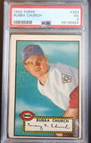 Bubba Church 1952 Topps #323 PSA 3