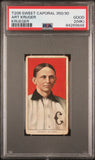 Art Kruger Krueger 1909-11 T206 Sweet Caporal 350/30 PSA 2 Good MK