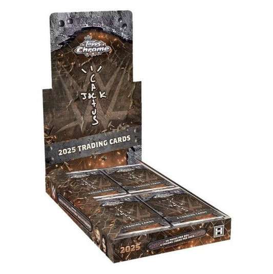 2025 Topps Chrome WWE x Cactus Jack Hobby 12-Box Case
