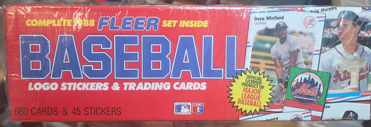 1988 Fleer Baseball Factory Set (Colorful Box)
