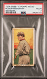 Roger Bresnahan 1909-11 T206 Sweet Caporal 350/30 With Bat PSA 2 Good