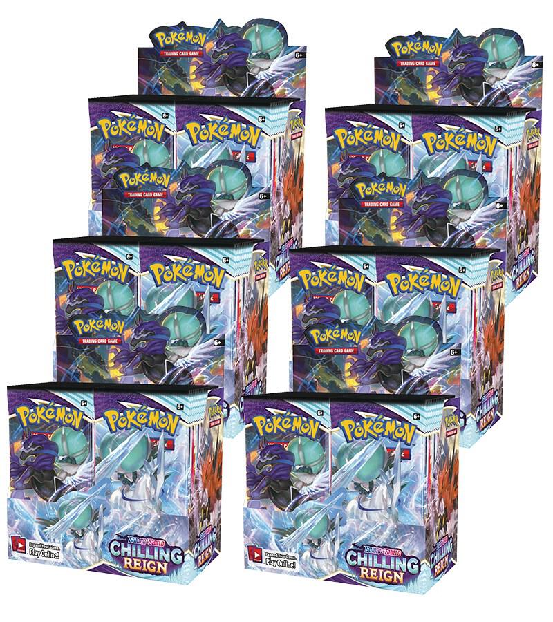 Pokemon Sword & Shield Chilling Reign Booster 6-Box Case