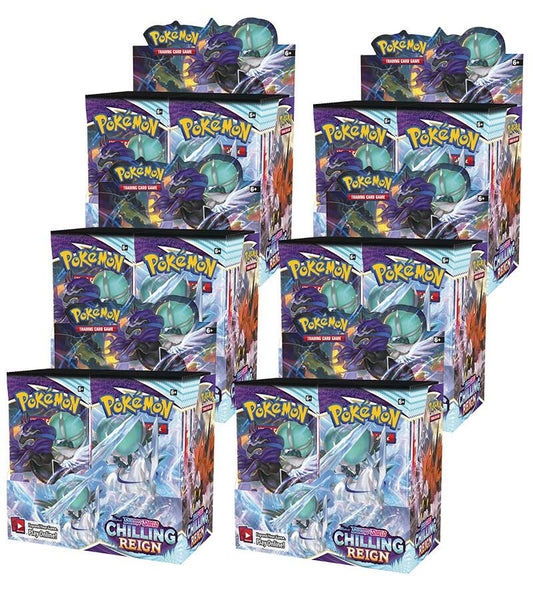 Pokemon Sword & Shield Chilling Reign Booster 6-Box Case