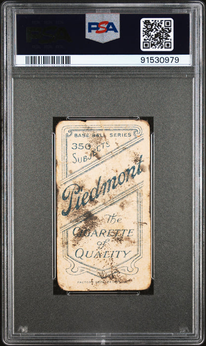 Hunky Shaw 1909-11 T206 Piedmont 350 PSA 1 Poor