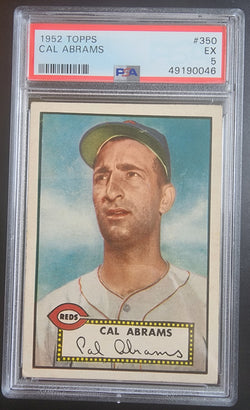 Cal Abrams 1952 Topps #350 PSA 5