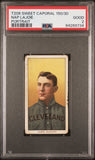 Nap Lajoie 1909-11 T206 Sweet Caporal 150/30 Portrait PSA 2 Good