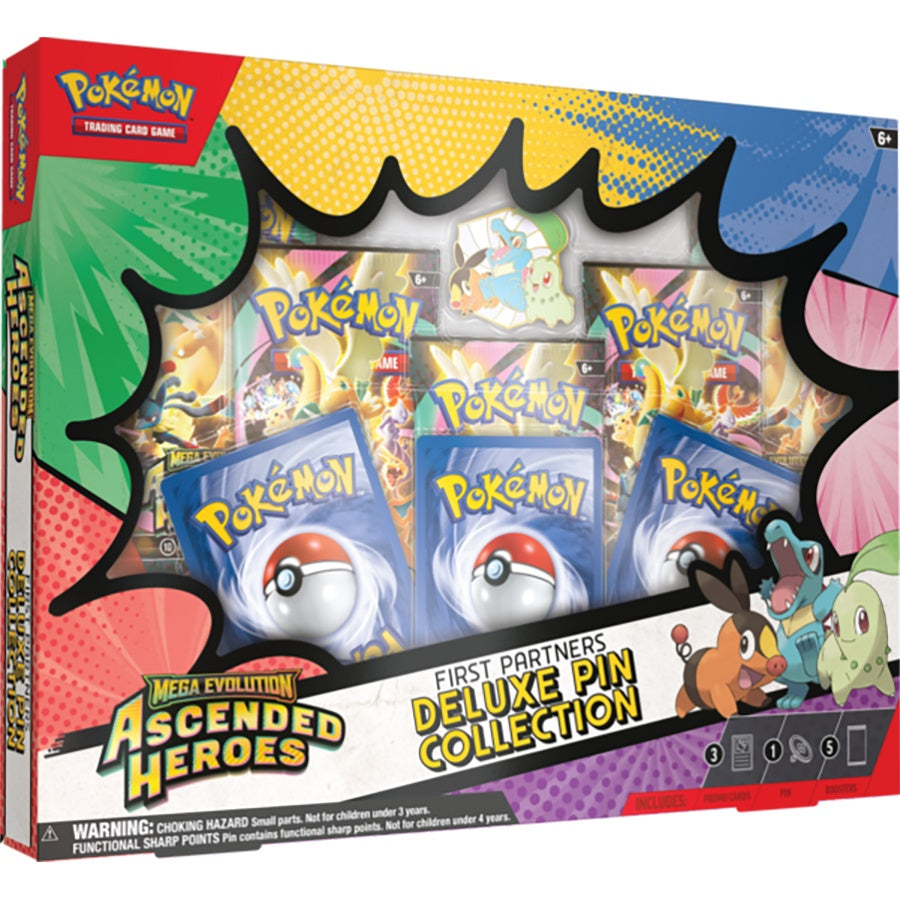Pokemon ME Ascended Heroes First Partners Deluxe Pin Collection