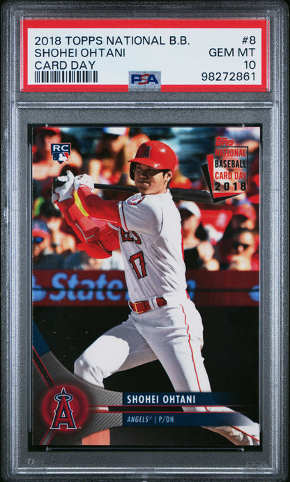 Shohei Ohtani 2018 Topps National Baseball Card Day PSA 10 Gem Mint 2861
