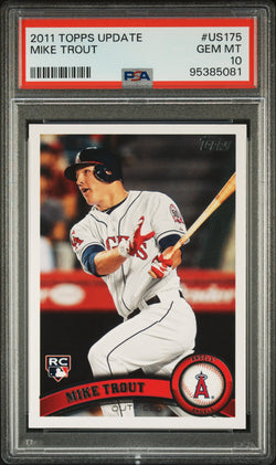 Michael Trout 2011 TOpps Traded #US175 PSA 10 Gem Mint 5081