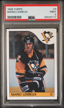 Mario Lemieux 1985 Topps Rookie #9 PSA 9 Mint 5717