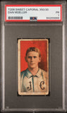 Dan Moeller 1909-11 T206 Sweet Caporal 350/30 PSA 1 Poor