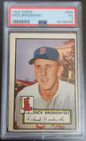 Dick Brodowski 1952 Topps #404 PSA 3