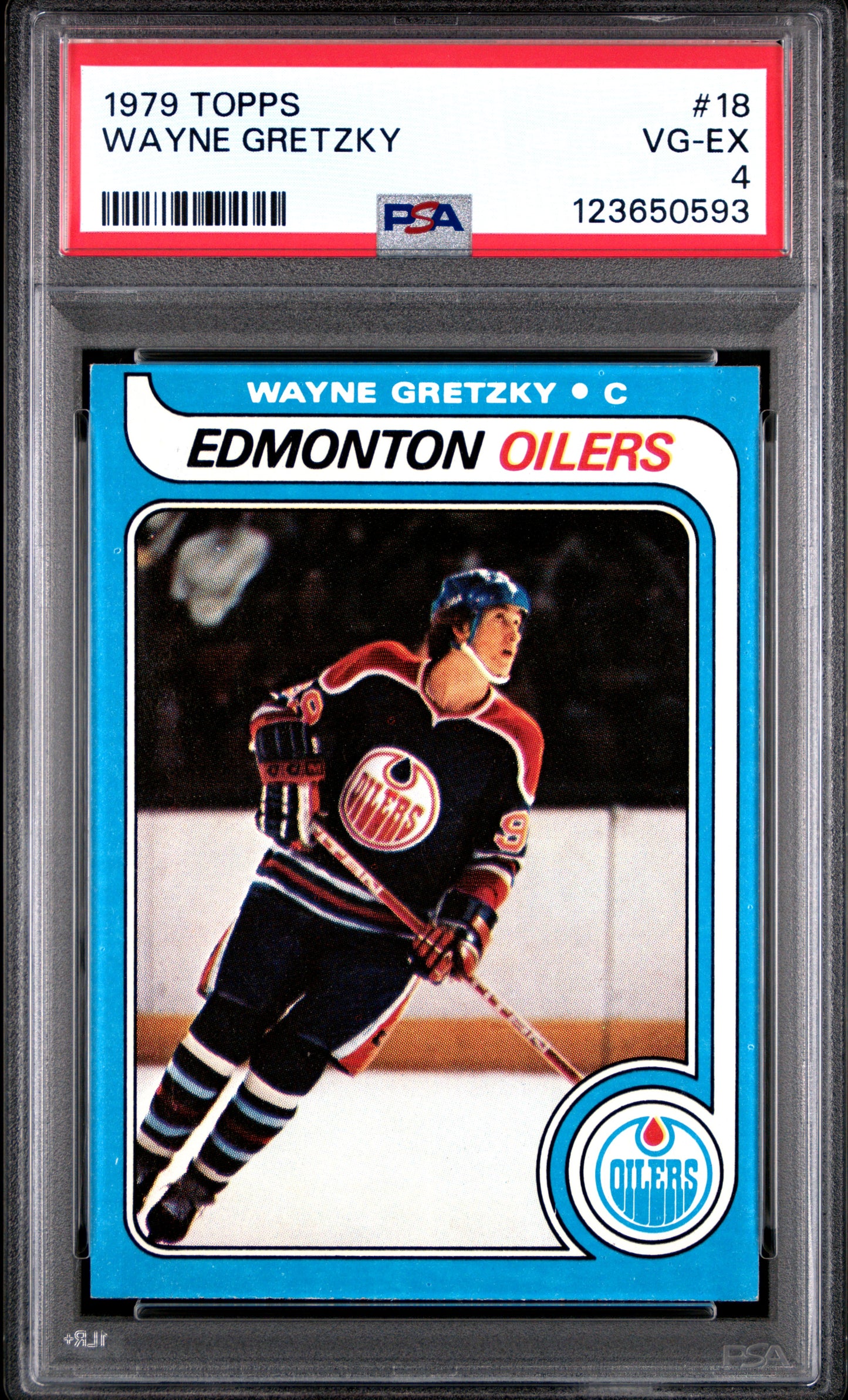 Wayne Gretzky 1979 Topps Rookie #18 PSA 4 Vg-Ex 0593