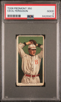 Cecil Ferguson 1909-11 T206 Piedmont 350 PSA 2 Good