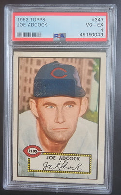 Joe Adcock 1952 Topps #347 PSA 4