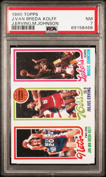 Magic Johnson 1980 Topps Rookie PSA 7 Near Mint 8468