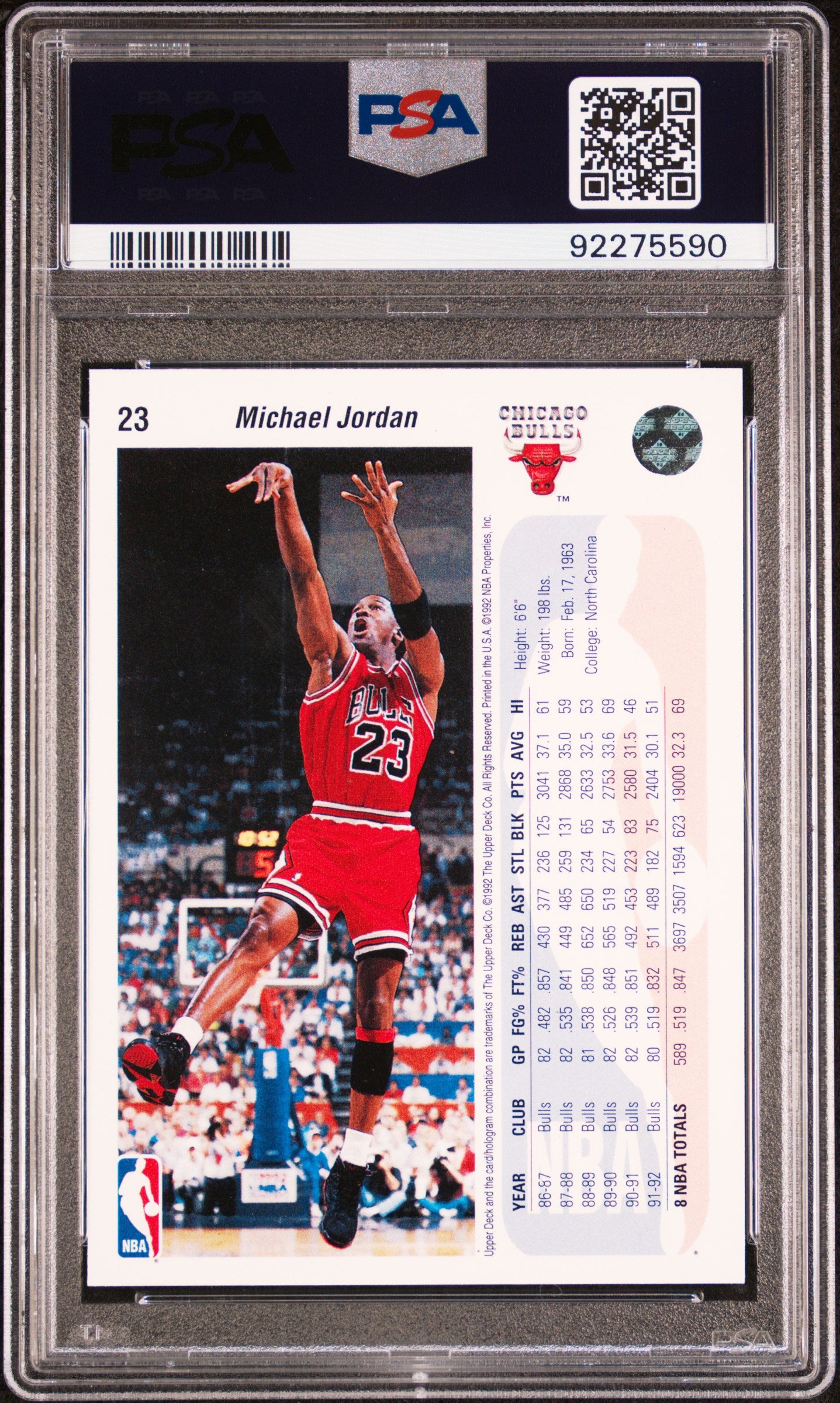Michael Jordan 1992 Upper Deck #23 PSA 10 Gem Mint